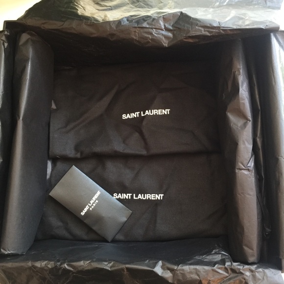 SOLD YSL Saint Laurent Tribute Black Heels 38 - Picture 7 of 8